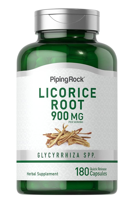 Licorice Root Extract 900 mg 180 Capsules